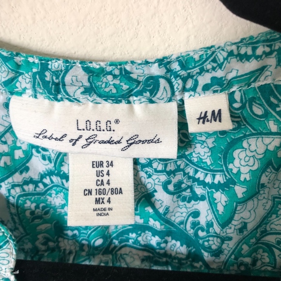 green patterned tunic - Picture 5 of 5